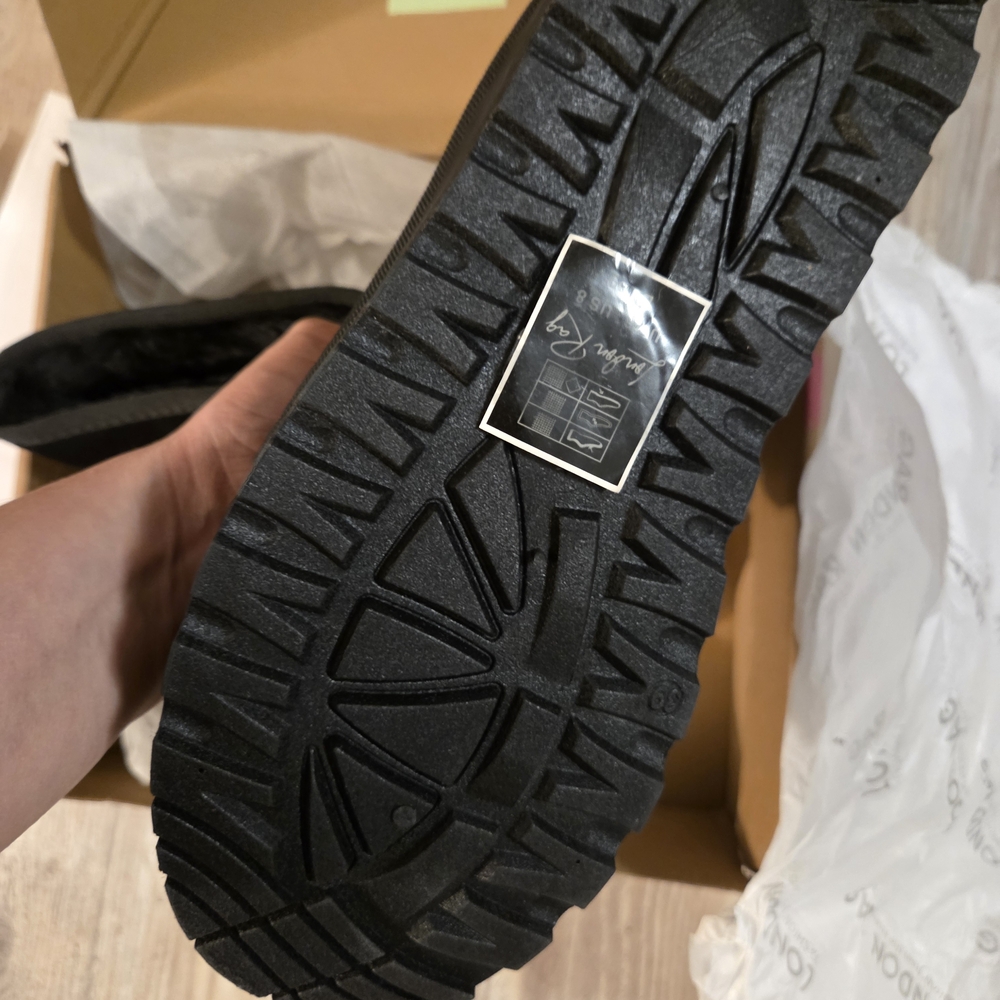 London Rag Platform Boots - Picture 2 of 5